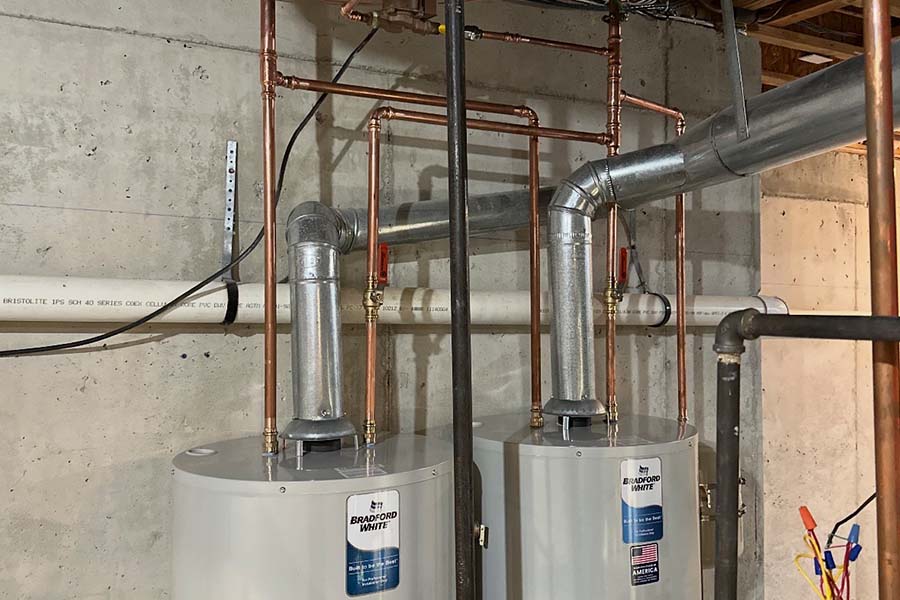 water heater replacement in an Oakland NJ basement